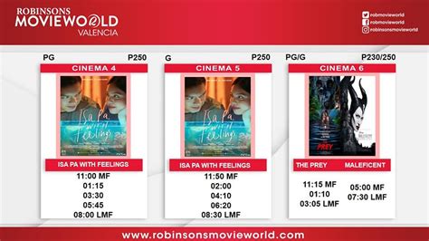 Robinsons Place Valencia Movie Schedule .